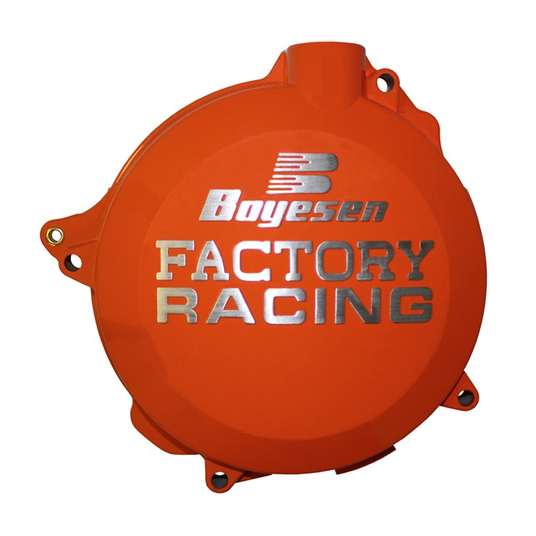 Boyesen Clutch Cover - KTM SX/XC250 & EXC 250/300 2013-16, Husqvarna TE 250/300 2012-16 - Orange